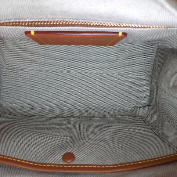 Coach Snakeskin Shoulder Bag in Black and Tan - Picture 8 of 11